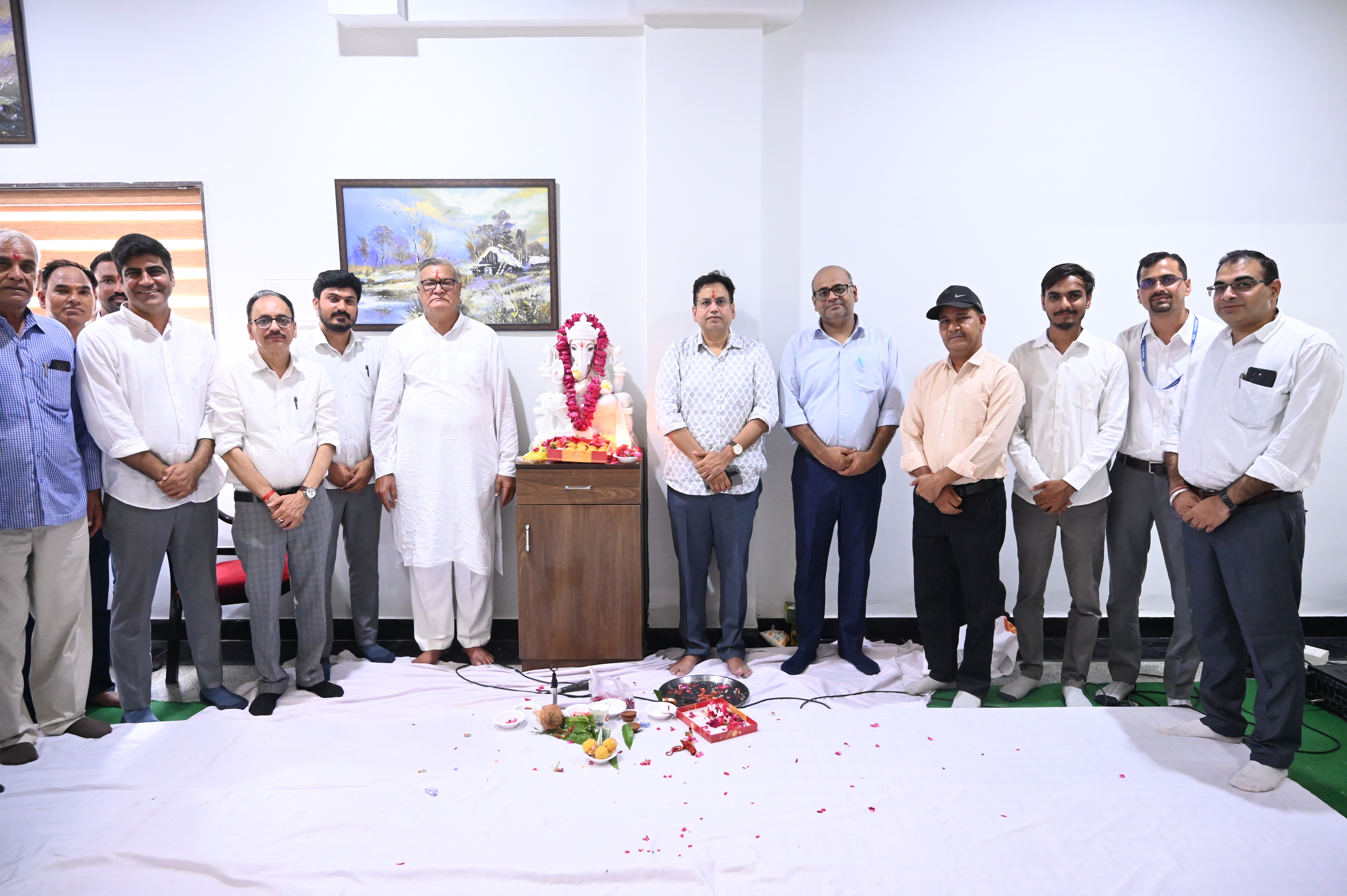 RENOVATED PLANT POOJA